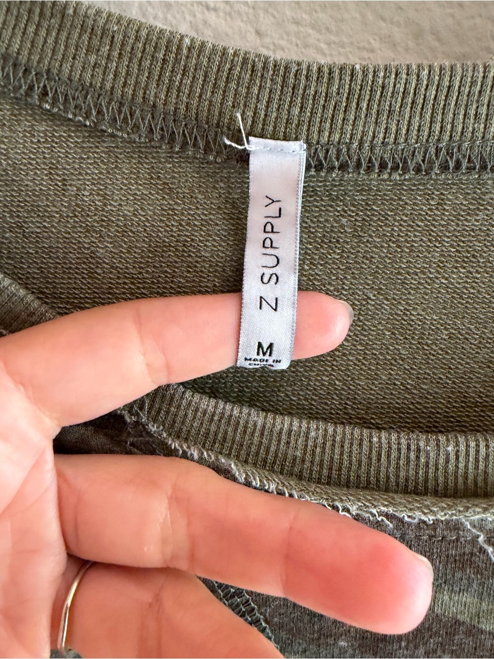 Z Supply Camo Weekender Pullover - Picture 7 of 9